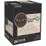 KEURIG DR PEPPER Tully's Coffee® 193019 Italian Roast Coffee K-Cups, 24/Box