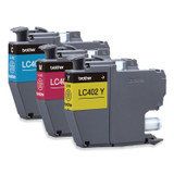 BROTHER INTL. CORP. LC4023PKS LC4023PKS Ink, 550 Page-Yield, Cyan/Magenta/Yellow, 3/Pack