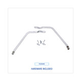 BOARDWALK 119 Metal Handle Braces, Large, Fits 24" to 48" Floor Sweeps, 0.5 x 17 x 12