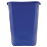 RUBBERMAID COMMERCIAL PROD. 295773BE Deskside Recycling Container with Symbol, Large, 41.25 qt, Plastic, Blue