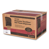 CFS BRANDS San Jamar® T1300TBK Tear-N-Dry Touchless Roll Towel Dispenser, 11.75 x 9 x 15.5, Black Pearl