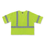 TENACIOUS HOLDINGS, INC. ergodyne® 22217 GloWear 8356FRHL Class 3 FR Hook and Loop Safety Vest with Sleeves, Modacrylic, 2X-Large/3X-Large, Lime