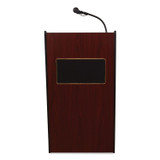 NATIONAL PUBLIC SEATING Oklahoma Sound® 6010MY Aristocrat Sound Lectern, 25 x 20 x 46, Mahogany