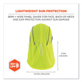 TENACIOUS HOLDINGS, INC. ergodyne® 12520 Chill-Its 6650 High-Performance Hat Plus Neck Shade, Polyester, One Size Fits Most, Lime