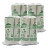 DART 9CPWQR Quiet Classic Laminated Foam Plates, 3-Compartment Plate, 9" dia, White, 125/Pack, 4 Packs/Carton