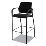 HON COMPANY IC108IMCU10 Ignition 2.0 Ilira-Stretch Mesh Back Cafe Height Stool, Supports Up to 300 lb, 31" High Seat, Black Seat/Back, Black Base