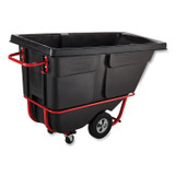 RUBBERMAID COMMERCIAL PROD. 1305 BLA 0.5 cu yd BRUTE Rotomolded Tilt Truck, 850 lb Capacity, Black