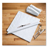 HOFFMASTER 253263 Airlaid Flat Pack Napkins, 1 Ply, 15.5 x 15.5, White, 1,000/Carton