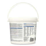 CLOROX SALES CO. Healthcare® 30358 Bleach Germicidal Wipes, 1-Ply, 12 x 12, Unscented, White, 110/Bucket