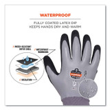 TENACIOUS HOLDINGS, INC. ergodyne® 17932 ProFlex 7501-CASE Coated Waterproof Winter Gloves, EN388: 2131X, 10" Long, Small, Gray, 144 Pairs/Carton