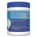 CLOROX SALES CO. 31371 Zero Splash Bleach Packs, Regular, 12 Packs/Canister, 6 Canisters/Carton
