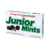 TOOTSIE ROLL INDUSTRIES Junior® Mints 20900093 Theater Box, Dark Chocolate Mint, 3.5 oz Box, 12/Carton