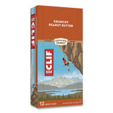 CLIF BAR & COMPANY 50120 Energy Bar, Crunchy Peanut Butter, 2.4 oz., 12/Box
