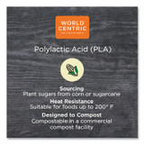 WORLD CENTRIC CPCS1S PLA Clear Cold Cups, 1oz, Plastic, Clear, 3,000/Carton