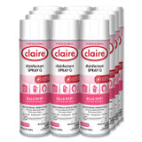 PLZ CORP Claire® 1001 Spray Q Disinfectant, Country Fresh Scent, 17 oz Aerosol Spray, Dozen