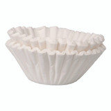 BUNN-O-MATIC BCF100BCT Coffee Filters, 8 to 12 Cup Size, Flat Bottom, 100/Pack, 12 Packs/Carton