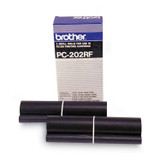 BROTHER INTL. CORP. PC-202RF PC-202RF Thermal Transfer Refill Roll, 450 Page-Yield, Black, 2/Pack