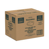 DART C68NT2 ClearPac Large Nacho Tray, 2 Compartments, 3.3 oz, 6.2 x 6.2 x 1.6, Clear, Plastic, 500/Carton