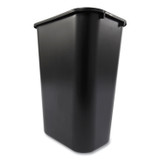 RUBBERMAID COMMERCIAL PROD. 295700BK Deskside Plastic Wastebasket, 10.25 gal, Plastic, Black