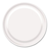 BOARDWALK WH9PLT Paper Dinnerware, Plate, 9" dia, White, 1,000/Carton