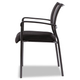 ALERA EK43ME10B Alera Eikon Series Stacking Mesh Guest Chair, 20.86" x 24.01" x 33.07", Black Seat, Black Back, Black Base, 2/Carton