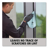 RUBBERMAID COMMERCIAL PROD. Q630 Executive Series Hygen Cleaning Cloths, Glass Microfiber, 16 x 16, Blue, 12/Carton