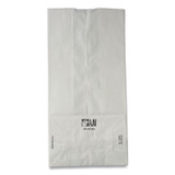 ROSS & WALLACE PAPER PRODUCTS, INC. GW2-500 Grocery Paper Bags, 2# Size, 30# Basis Weight, 4.13" x 2.63" x 7.88", White, 500/Bundle