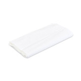 TATCO 31108 Paper Table Cover, Embossed Paper with Plastic Liner, 54" x 108", White, 20/Carton