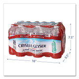 CRYSTAL GEYSER WATER CO 24514CT Alpine Spring Water, 16.9 oz Bottle, 24/Carton