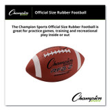 CHAMPION SPORT Sports RFB2 Rubber Sports Ball, For Football, Intermediate Size, Brown