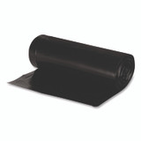 WEBSTER INDUSTRIES Earthsense® Commercial RNW4850 Linear Low Density Recycled Can Liners, 45 Gallon, 1.25 mil, 40" x 46", Black, 10 Bags/Roll, 10 Rolls/Carton