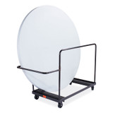 NATIONAL PUBLIC SEATING NPS® DY71R Folding Table Dolly for Round Tables, 660 lb Capacity, 40.5 x 28 x 61.5, Brown