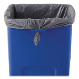 RUBBERMAID COMMERCIAL PROD. 356973BE Untouchable Square Waste Receptacle, 23 gal, Plastic, Blue