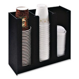 ADVANTUS CORPORATION Vertiflex® Commercial Grade VFPC1000 Cup Holder, For 8 oz to 32 oz Cups, Black