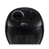 ALERA HECH09 Ceramic Heater, 1,500 W, 7.12 x 5.87 x 8.75, Black