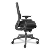 HON COMPANY NR12SAMC10BT Nucleus Series Recharge Task Chair, Supports Up to 300 lb, 16.63 to 21.13 Seat Height, Black Seat/Back, Black Base