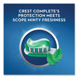 PROCTER & GAMBLE Crest® 38592CT Complete Whitening Toothpaste + Scope, Minty Fresh, 0.85 oz Tube, 36/Carton