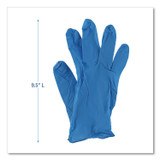 BOARDWALK 395XLCTA 395 Series Disposable General-Purpose Nitrile Gloves, Powder-Free, X-Large, 5 mil Thick, 9.5" Long, Blue, 100/BX, 10 BX/CT