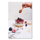 VEGWARE CFDC16 Round Deli Pots, Compostable, 16 oz, 4.6 Diameter x 3" h, Clear, Plastic, 500/Carton