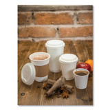 VEGWARE Q2 Kraft Hot Cup Sleeves, Compostable, Fits Vegware 89-Series Hot Cups, Kraft, 1,000/Carton
