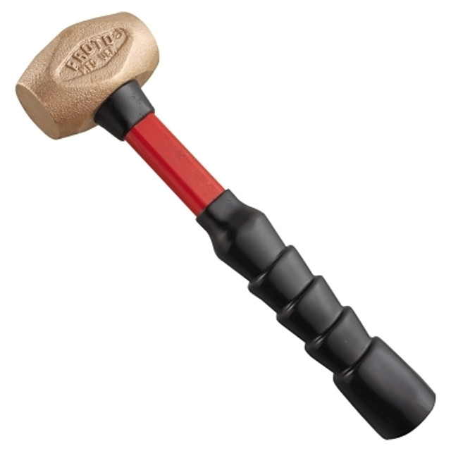 Stanley® Products Proto® Brass Hammer, 2.6 lb Head, 13-3/4 in Handle Stanley® Products Proto® Brass Hammer, 2.6 lb Head, 13-3/4 in Handle