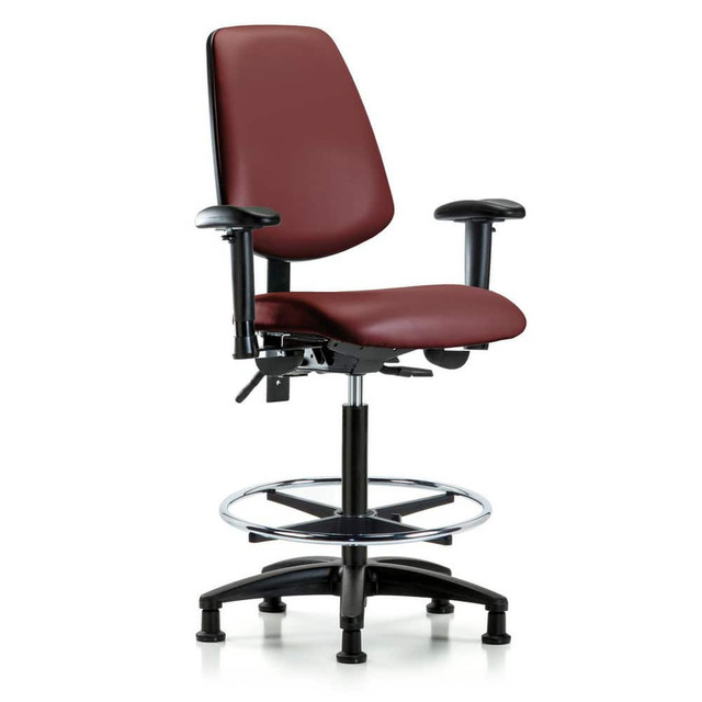 Blue Ridge Ergonomics MSC47413 Task Chair: Vinyl, Borscht