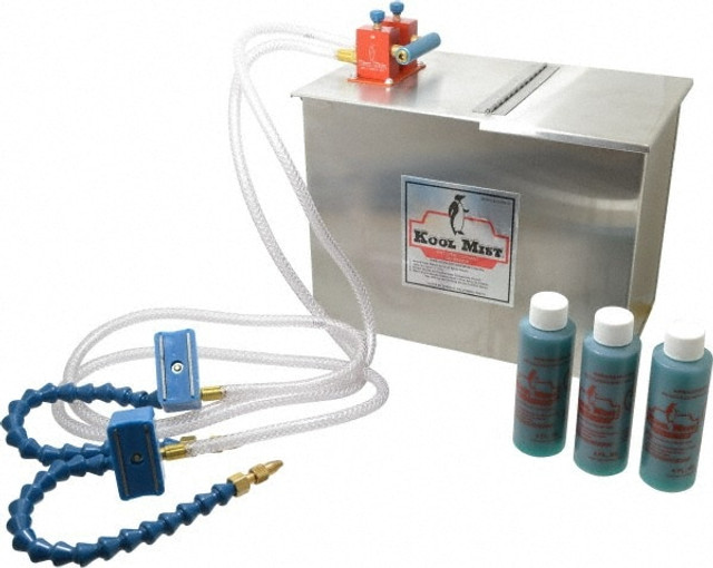 Kool Mist 352NF12 Tank Mist Coolant System: 4.9 gal Stainless Steel Tank, 2 Outlet