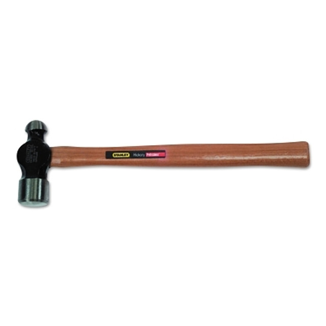 Stanley® Products Stanley® Ball Pein Hammer, Straight Hickory Handle, 16 in Overall Length, High Carbon Steel, 32 oz Head Stanley® Products Stanley® Ball Pein Hammer, Straight Hickory Handle, 16 in Overall Length, High Carbon Steel, 32 oz Head