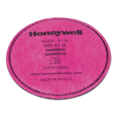 PIP Global Safety North® by PIP Pancake Series Filter, Magenta, Acid Gases/Organic Vapors/Ozone, P100 Filter