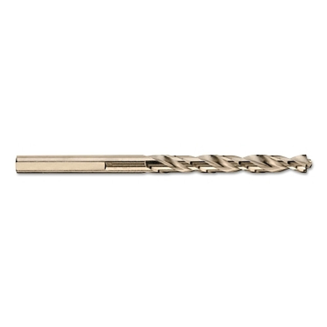 DeWalt® Gold Ferrous Pilot Point® Drill Bit, 7/16 in dia, Split Point, 5.50 in L, 6 EA/PK DeWalt® Gold Ferrous Pilot Point® Drill Bit, 7/16 in dia, Split Point, 5.50 in L, 6 EA/PK