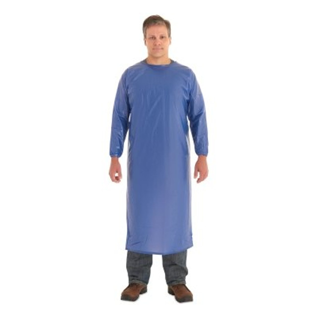Ansell AlphaTec® PVC Coat Apron, 8 mil, Vinyl, Large, Blue Ansell AlphaTec® PVC Coat Apron, 8 mil, Vinyl, Large, Blue