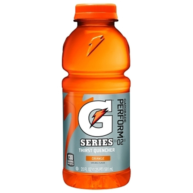 Gatorade® 20 oz Wide Mouth Bottle, Orange Gatorade® 20 oz Wide Mouth Bottle, Orange
