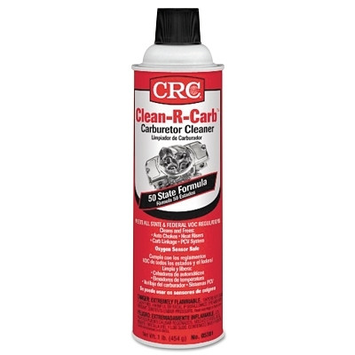 CRC® Clean-R-Carb™ Carburetor Cleaner, 16 oz, Aerosol Can, Solvent Scent