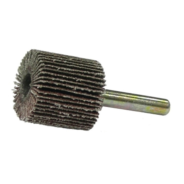 Weiler® Tiger® Mounted Flap Wheel, 3 in, 60 Grit, 23,000 RPM Weiler® Tiger® Mounted Flap Wheel, 3 in, 60 Grit, 23,000 RPM